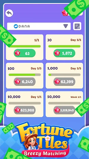 Fortune Tiles: Breezy Matching Screenshot 3