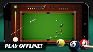 8 Ball Billiards- Offline Free Pool Game Screenshot 0
