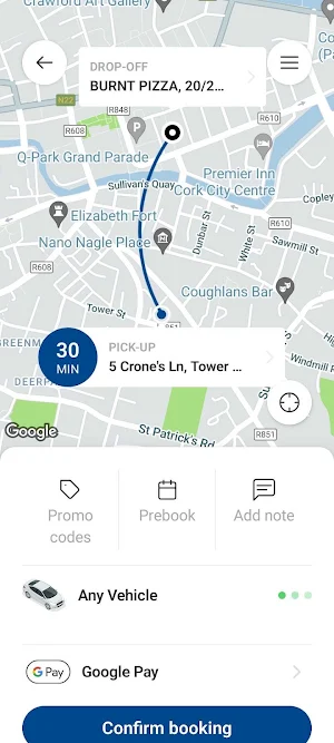 Cork Taxi Co Op Screenshot 2