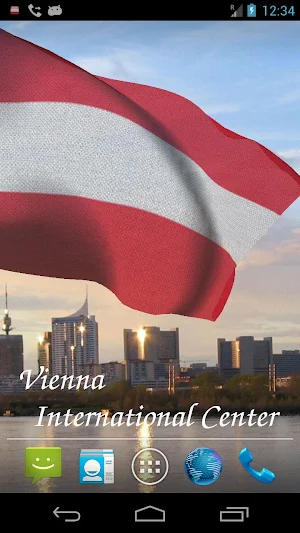 Austria Flag Live Wallpaper Screenshot 2