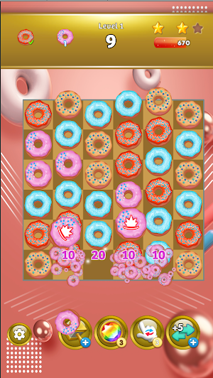 Donuts Smash - Blast 3d Game Screenshot 3