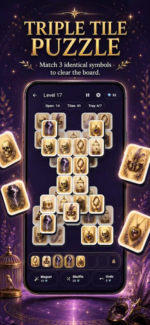 Mystic Tile Match Puzzle Screenshot 0