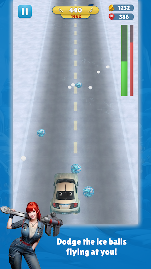 Race car with balls Screenshot 3