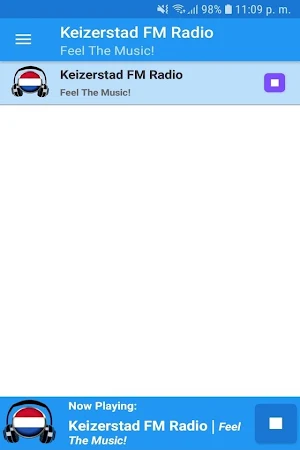 Keizerstad FM Radio App Screenshot 0