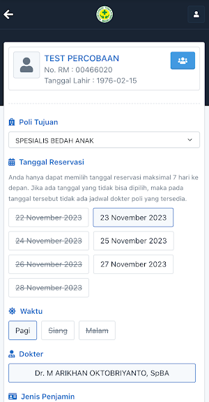 EPasien - RSUD Tidar Magelang Screenshot 1