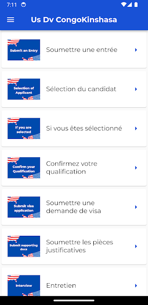 Us Dv Lottery - Congo Kinshasa Screenshot 0
