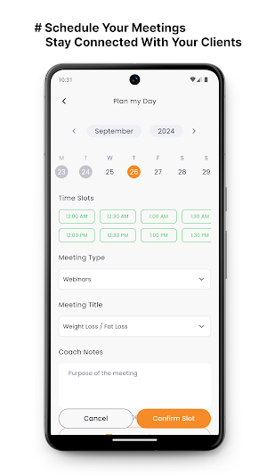 Wellsense - Coach Screenshot 1