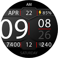 Key045 Digital Watch Face