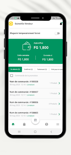 GuineeGo Vendeur Screenshot 0
