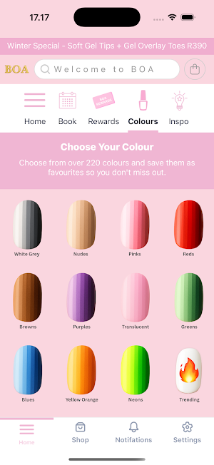 BOA Beauty Bar Screenshot 1