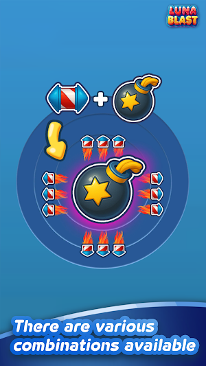 Luna blast : 3 match puzzle Screenshot 2