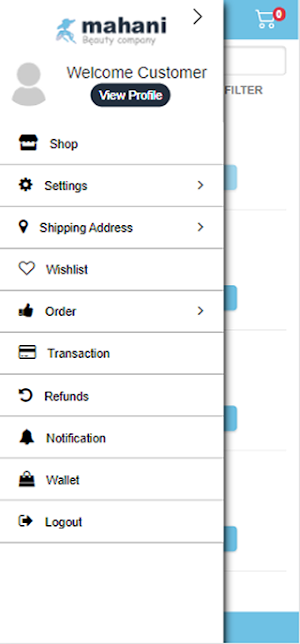 Mahani Beauty Company Screenshot 1