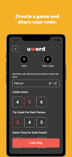 Uword: Online Word Game Screenshot 3