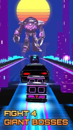 RailWave: Neon Runner Screenshot 1