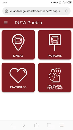 RUTA a tiempo Screenshot 0