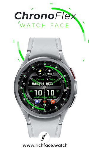 ChronoFlex Watch Face Screenshot 0