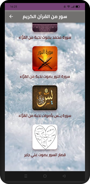 سور من القرآن الكريم Screenshot 1