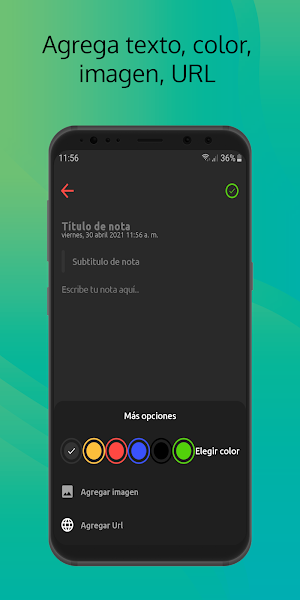 Mis notas personales Screenshot 2