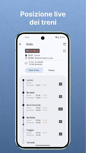 TrenScan: orari e fermate Screenshot 3