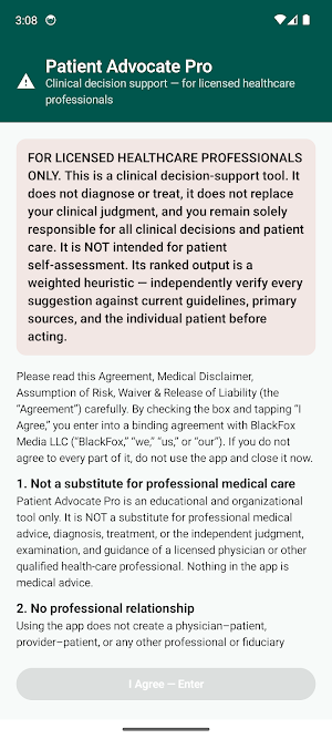 Patient Advocate Pro Screenshot 0