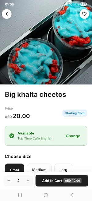Top Time Café: Snack Bar UAE Screenshot 2