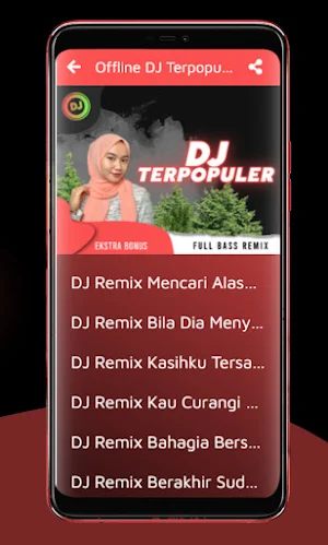 DJ Terpopuler Full Bass Remix + Esktra Bonus Screenshot 2