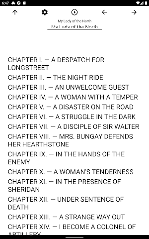 Book, My Lady of the North Screenshot 2