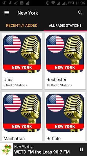 New York Radio Stations - USA Screenshot 2