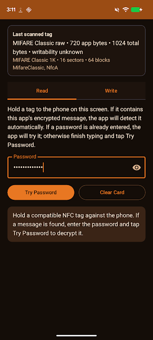 NFCommunicator Screenshot 1