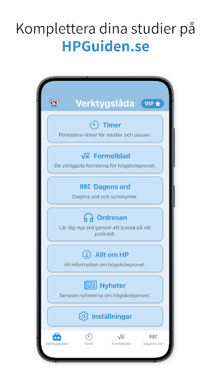Högskoleprovets verktygslåda Screenshot 0