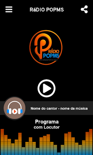 Rádio POPMS Screenshot 1