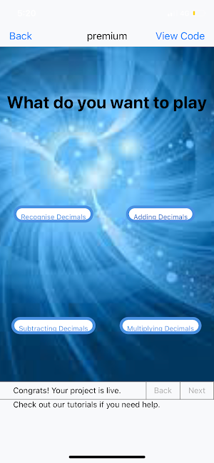 Dolphin Decimals Screenshot 1