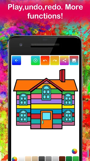 Birthday Coloring for Kids Screenshot 3
