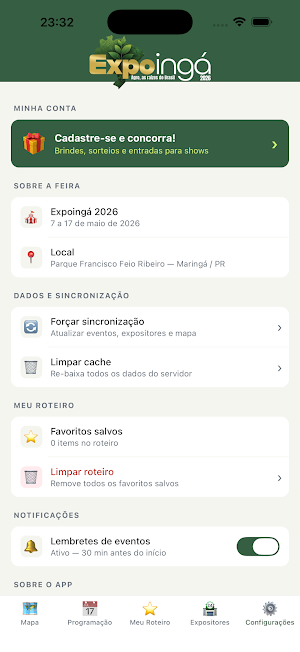 Expoingá 2026 Screenshot 2