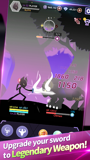 Shadow Hero - Idle Fighter Screenshot 1