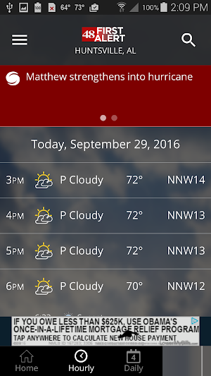 WAFF 48 Storm Team Weather Screenshot 2