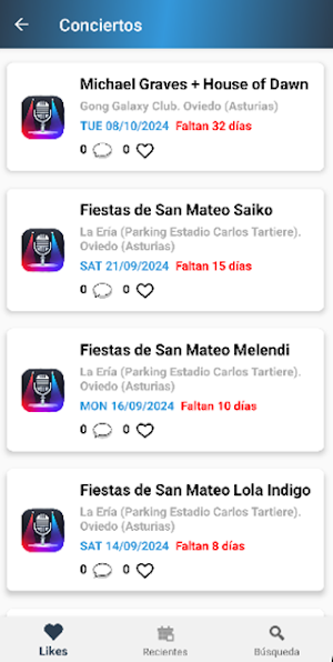 Asturias Eventos Screenshot 0