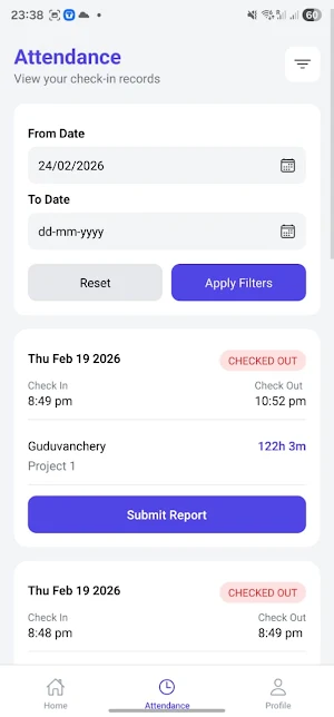 Checkin plus Screenshot 1