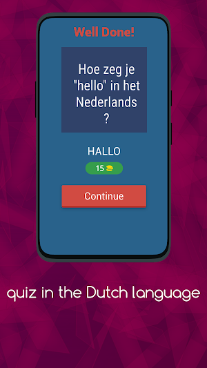 quiz in the Dutch language Screenshot 1