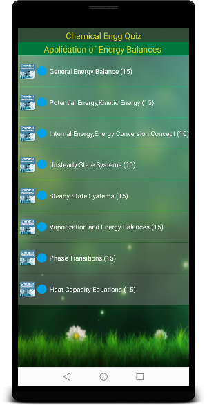 Chemical Engg Quiz Screenshot 1
