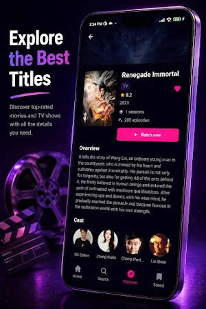 Movie Blast : Watch TV&short Screenshot 2