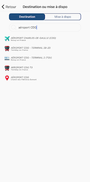 CDG LIMOUSINE Screenshot 0