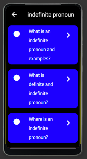 indefinite pronoun Screenshot 1