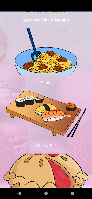 How to draw food Screenshot 1