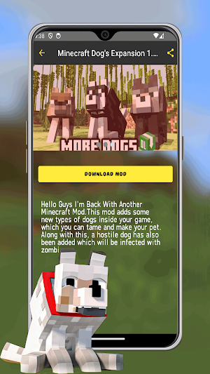 Dog Mobs for Minecraft pe Screenshot 1