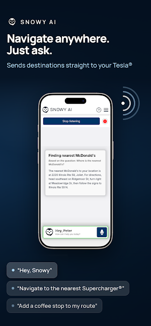 Snowy - AI Driving Assistant Screenshot 1