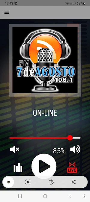 7 de Agosto Radio Screenshot 1
