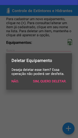 Controle de Extintores Screenshot 3