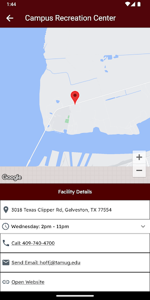 TAMUG Campus Recreation Screenshot 2