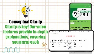 9th Math Solved Hindi Lectures Screenshot 1